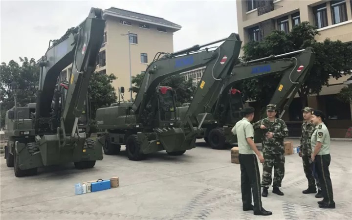 智邦携手武警总队，协助部队应急抢险